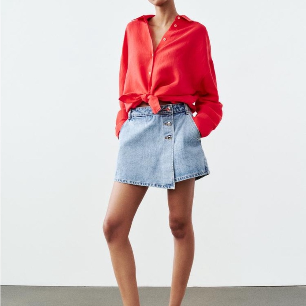 Zara Denim Skort